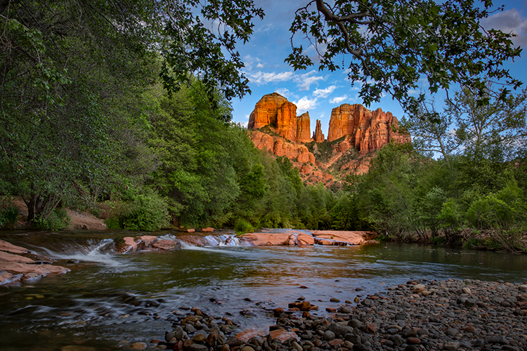 az, arizona, colorado plateau, red rock, red rock crossing, oak creek, cathedral rock, sunset, alpenglow, reflections, sedona...