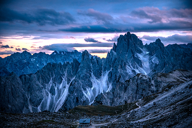 italy, europe, dolomites, dolomite, mountains, cortina, alps, alpine, fall, trees, clouds, tre cime,