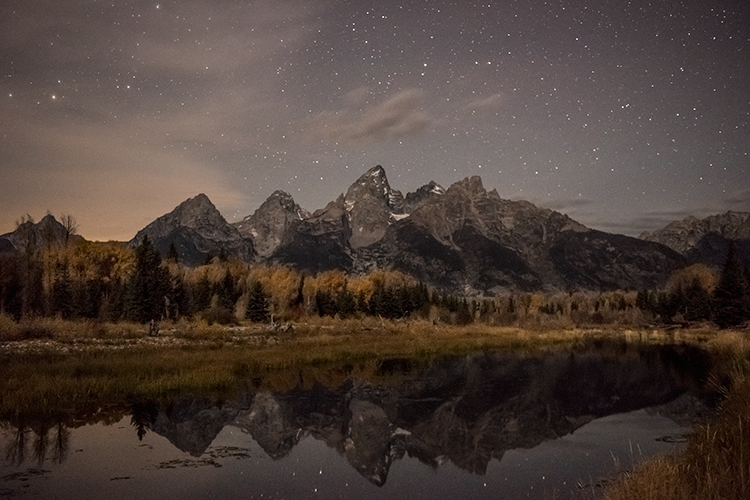 mountains, Wyoming, wy, Tetons, Grand Teton Park, landscape, Fall, trees, aspens, fall color, jackson, schwabaker landing, sunset...