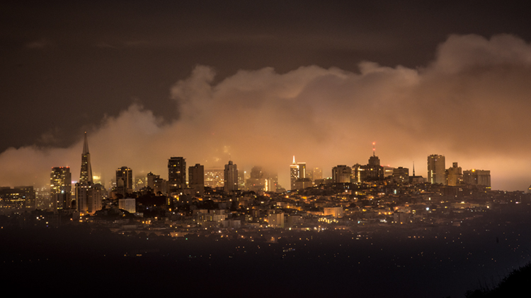 San Francisco Bay, San Francisco, California, CA, water, Mt Tamalpais, sunrise, clouds, bay area, dawn, fog, marin headlands,