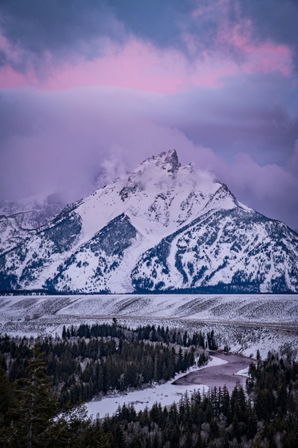 snake river, snake, river, mountains, landscape, tetons, grand tetons, sunrise, clouds, storm, jackson, trees, national park...