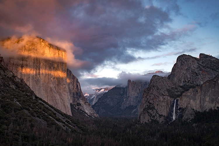 yosemite, national park, sierra, valley, clouds, mountains, leaves, ca, colors, tunnel view, el capitan, half dome, sentinel...