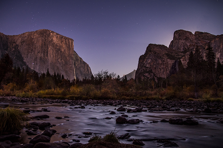 yosemite, national park, ca, california, mountains, sierra, water, half dome, valley, sunset, moonrise, moonlight, moon, fall...